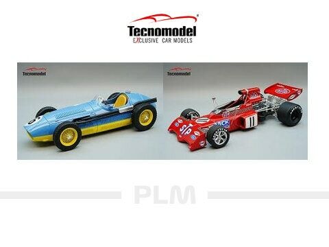 2023.01.16 - Tecnomodel News: Maserati 250 F & March 721X - Scale 1:18