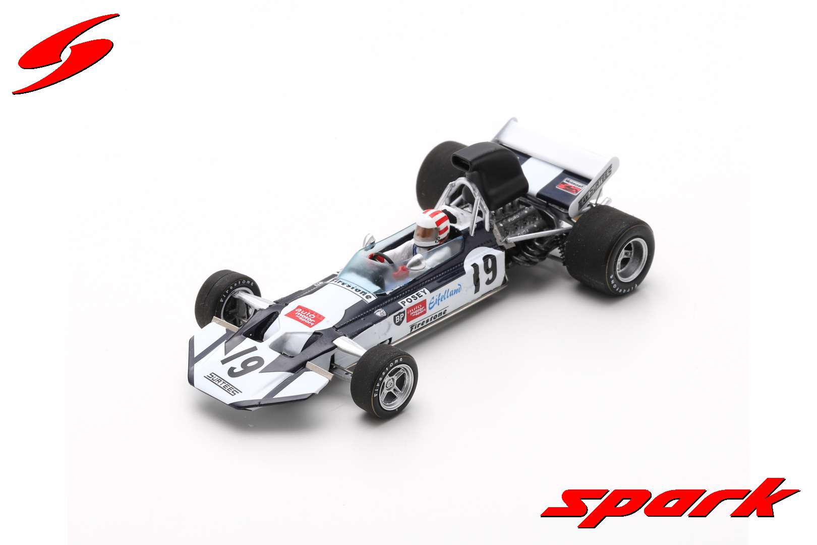 Surtees TS9 No.19 US GP 1971 Sam Posey /Spark S4016 1:43/