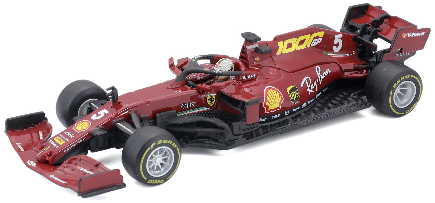 Ferrari - F1 SF1000 Team Scuderia Ferrari 1000.GP Tuscany #5 2020 Sebastian Vettel (Signature Serie) - Scale 1:43 /Bburago 36819VM 1:43/