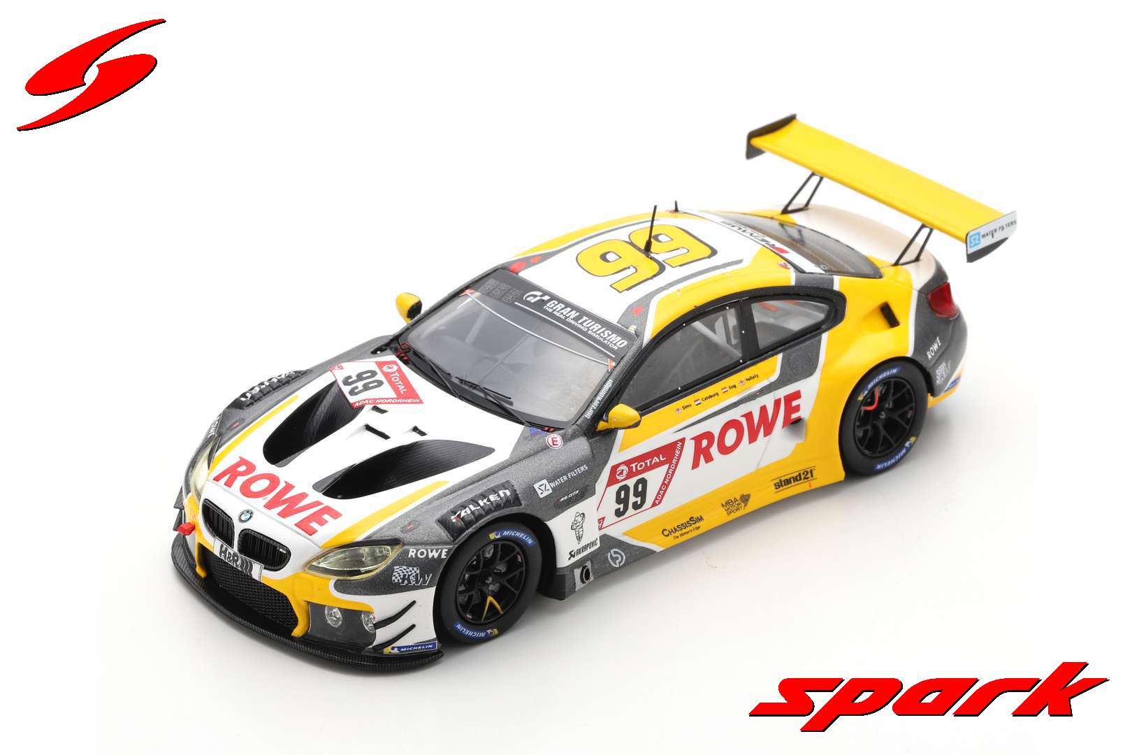 BMW M6 GT3 No.99 ROWE RACING Winner 24H Nürburgring 2020 A. Sims - N. Catsburg - N. Yelloly /Spark SG680 1:43/