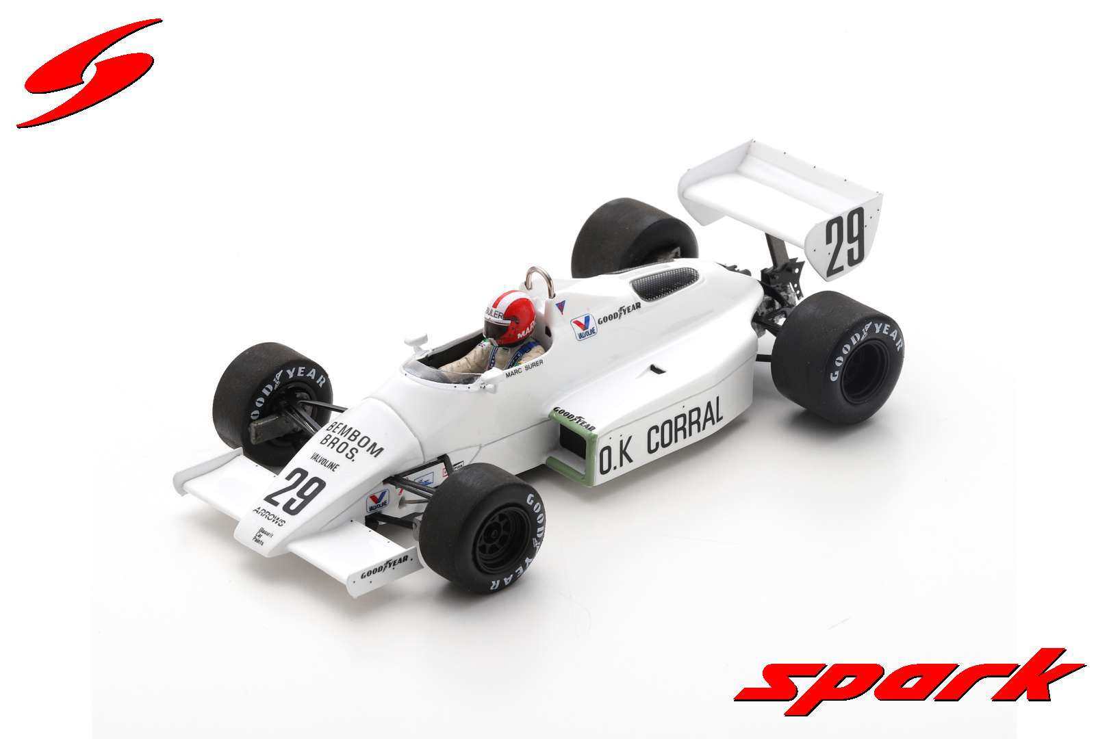 Arrows A6 No.29 French GP 1983 Marc Surer /Spark S5781 1:43/