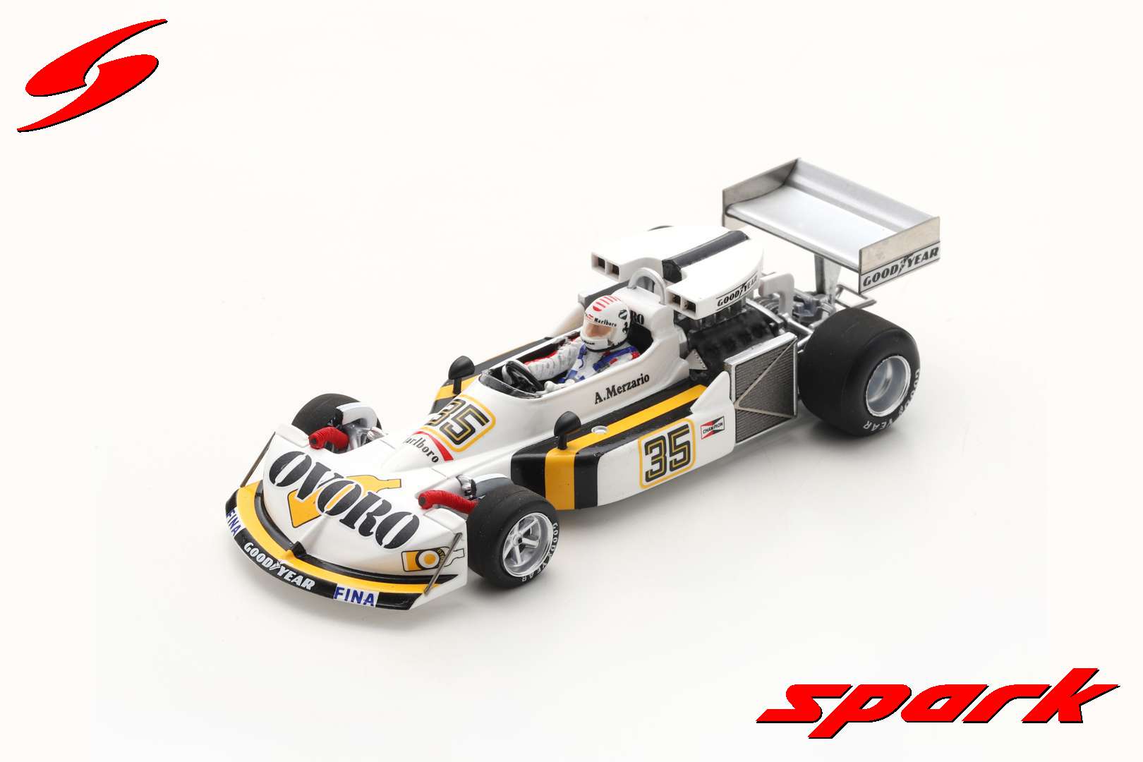 March 761 No.35 Spanish GP 1976 Arturo Merzario /Spark S7269 1:43/