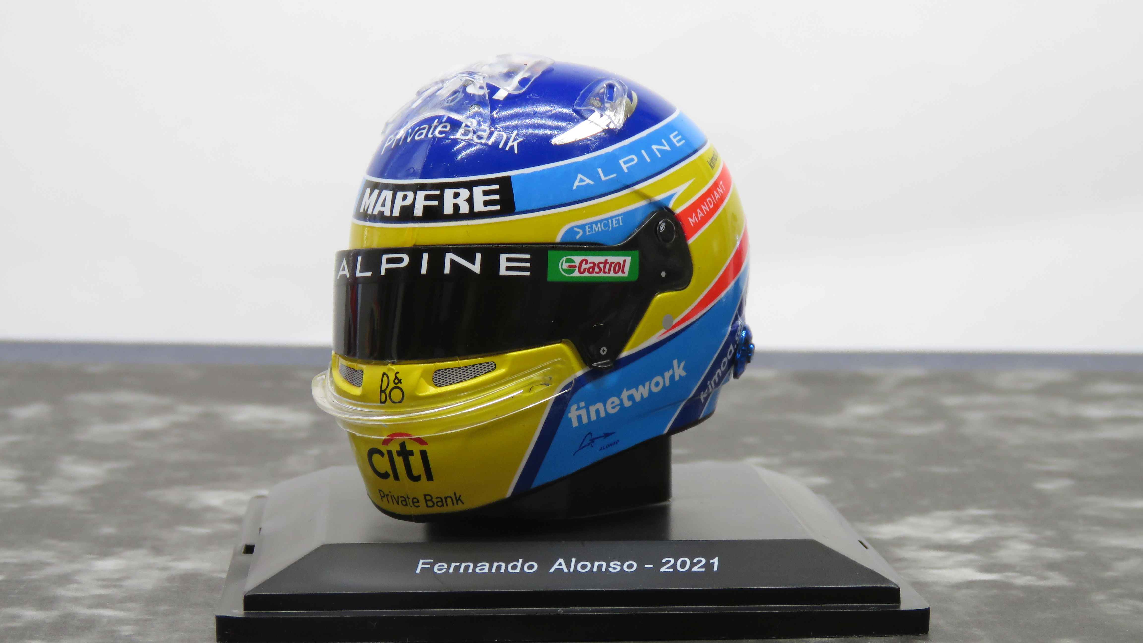 Fernando Alonso - Alpine - 2021 /Spark 5HF061 1:5 sisak/