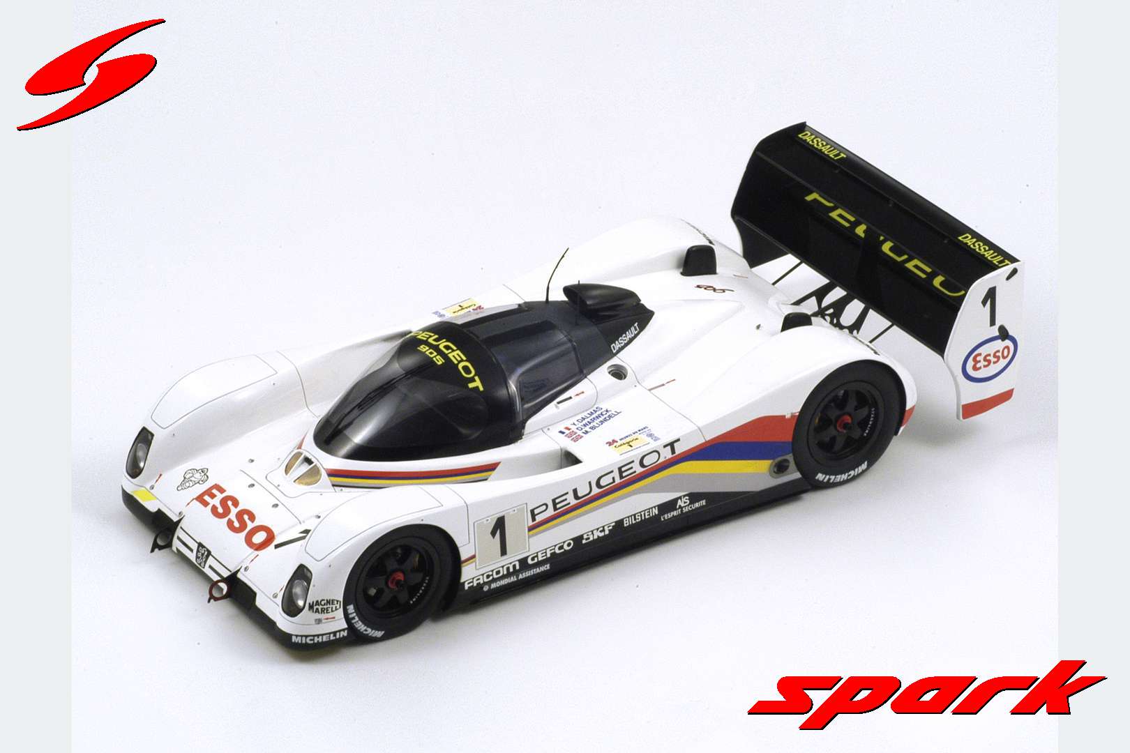 Peugeot 905 No.1 Winner 24H Le Mans 1992 M. Blundell - Y. Dalmas - D. Warwick /Spark 43LM92 1:43/
