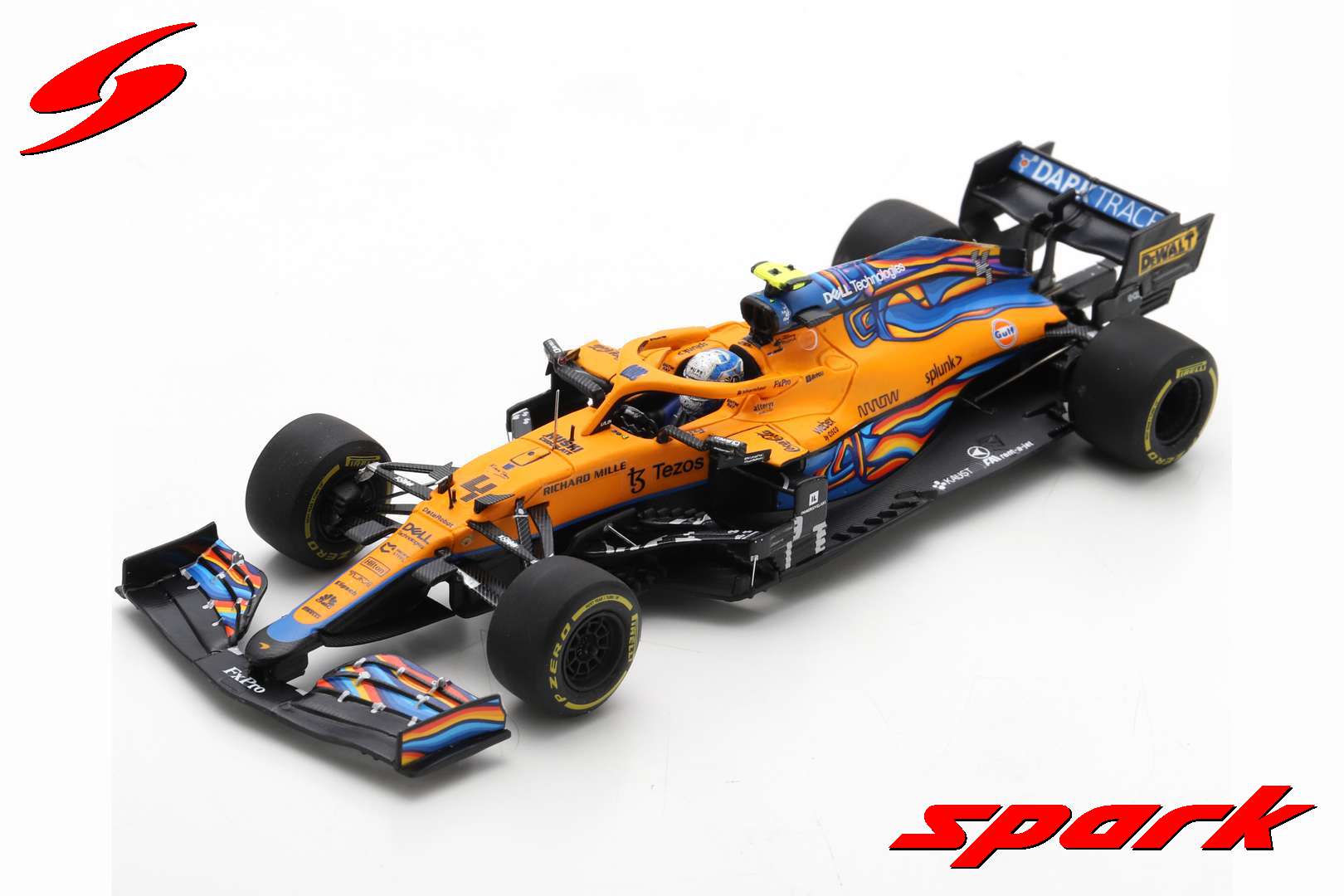 McLaren MCL35M No.4 McLaren Abu Dhabi GP 2021 Lando Norris /Spark S7855 1:43/