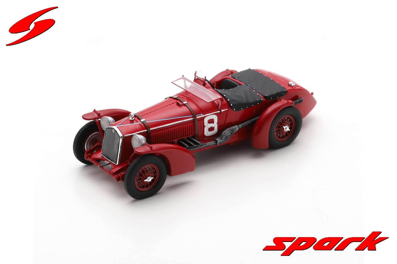 Alfa Romeo 8C No.8 Winner 24H Le Mans 1932 R. Sommer - L. Chinetti /Spark 43LM32 1:43/