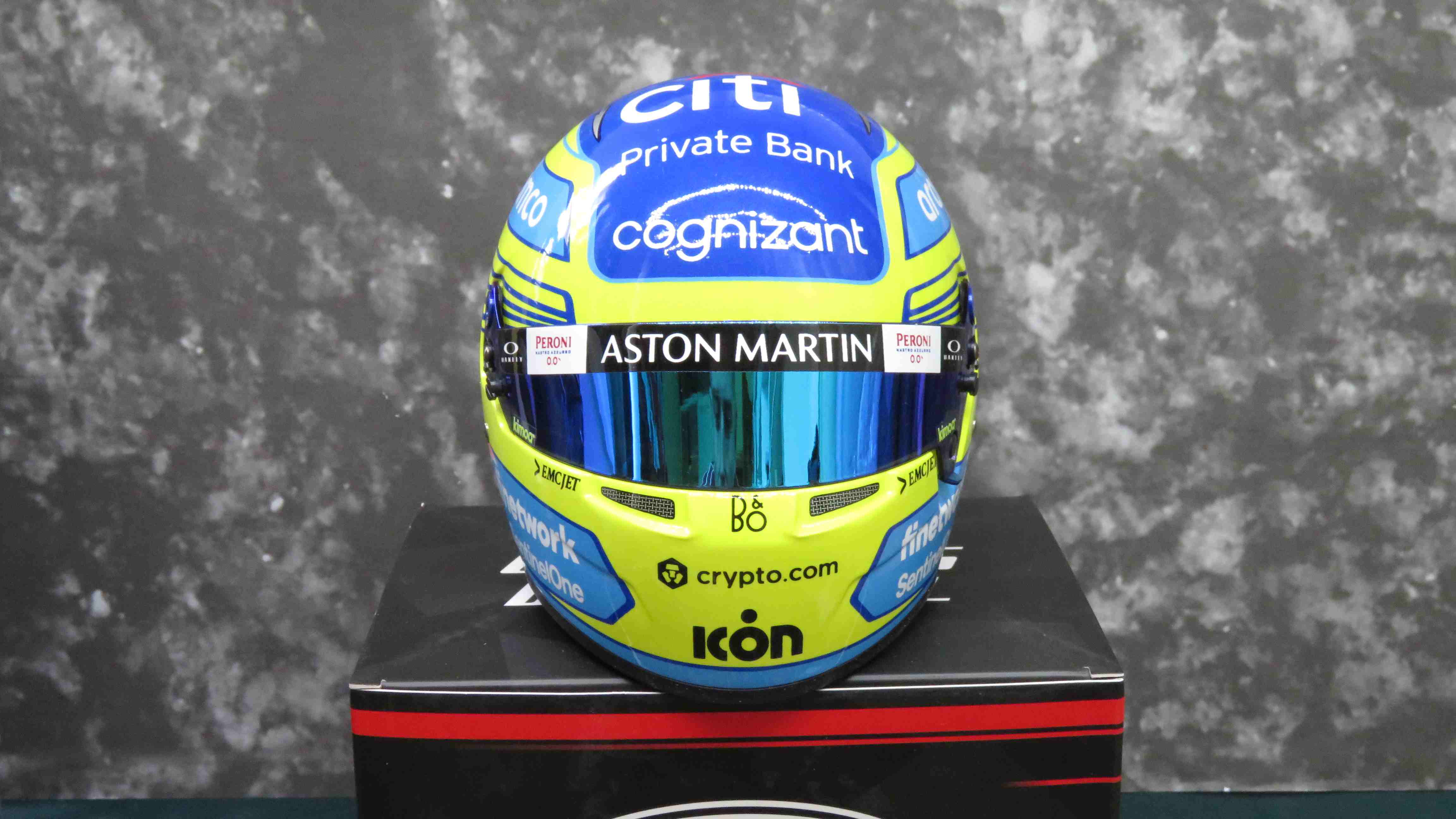 Fernando Alonso - Aston Martin Mercedes helmet 2023 – Scale 1:2  /Bell BEFA23 1:2/
