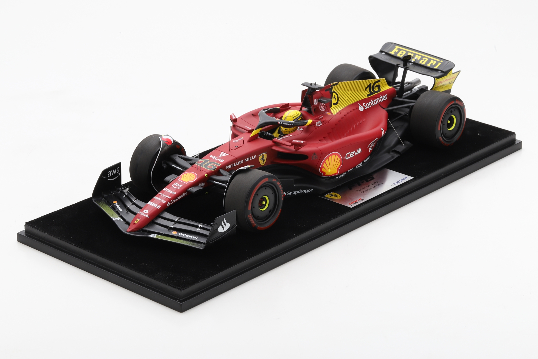 Ferrari F1-75 Italian GP 2022 Charles Leclerc /Looksmart LS18F1045 1:18/