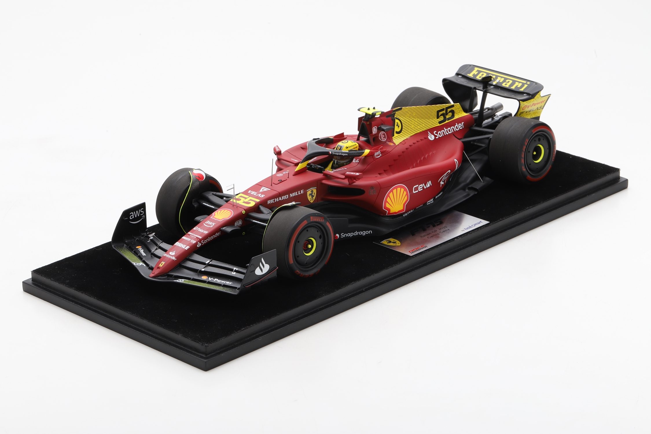 Ferrari F1-75 Italian GP 2022 Carlos Sainz /Looksmart LS18F1046 1:18/