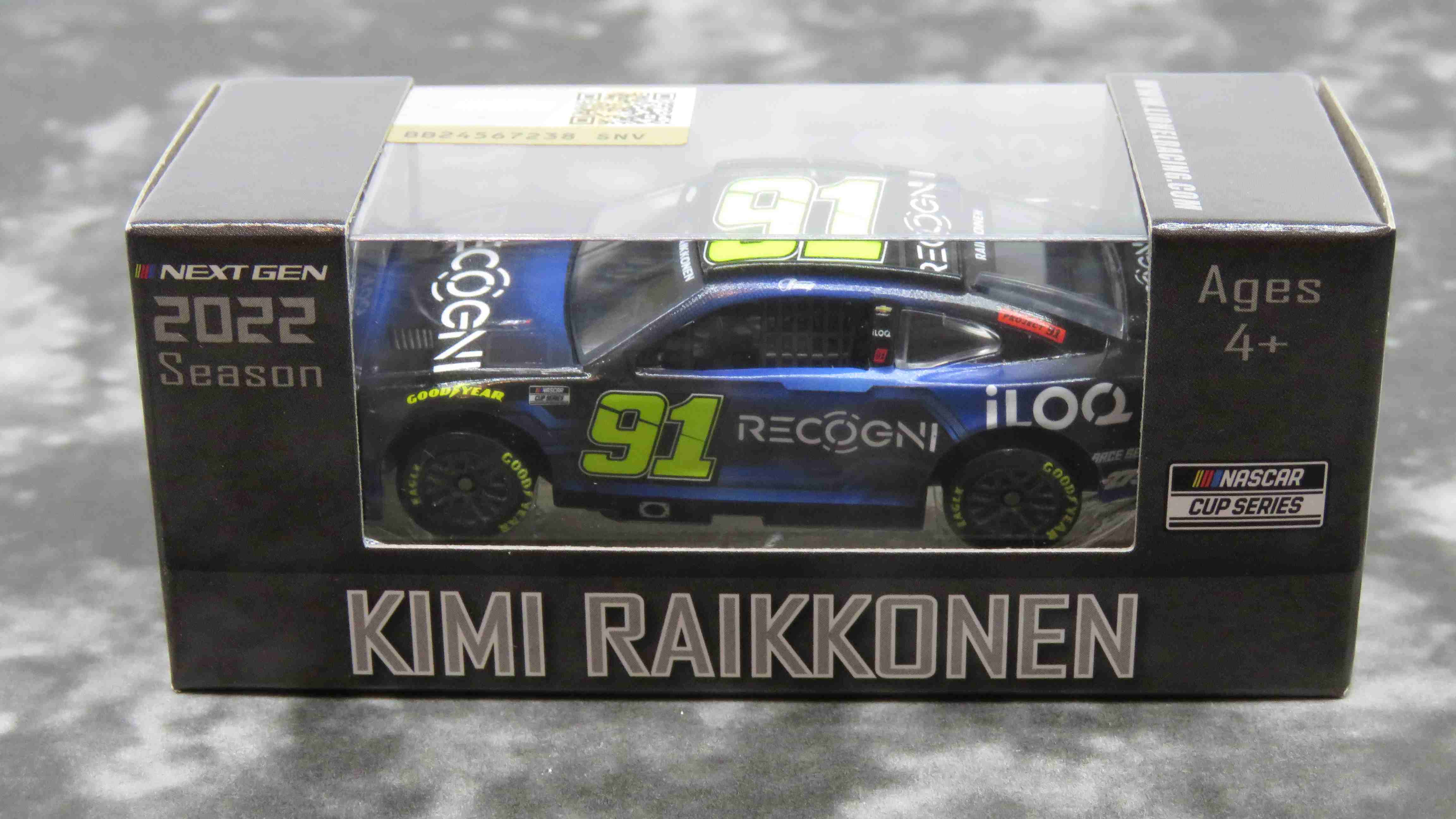 Kimi Raikkonen #91 NASCAR 2022 TR Chevrolet - Recogni /Lionel Racing C912265RECKR 1:64/