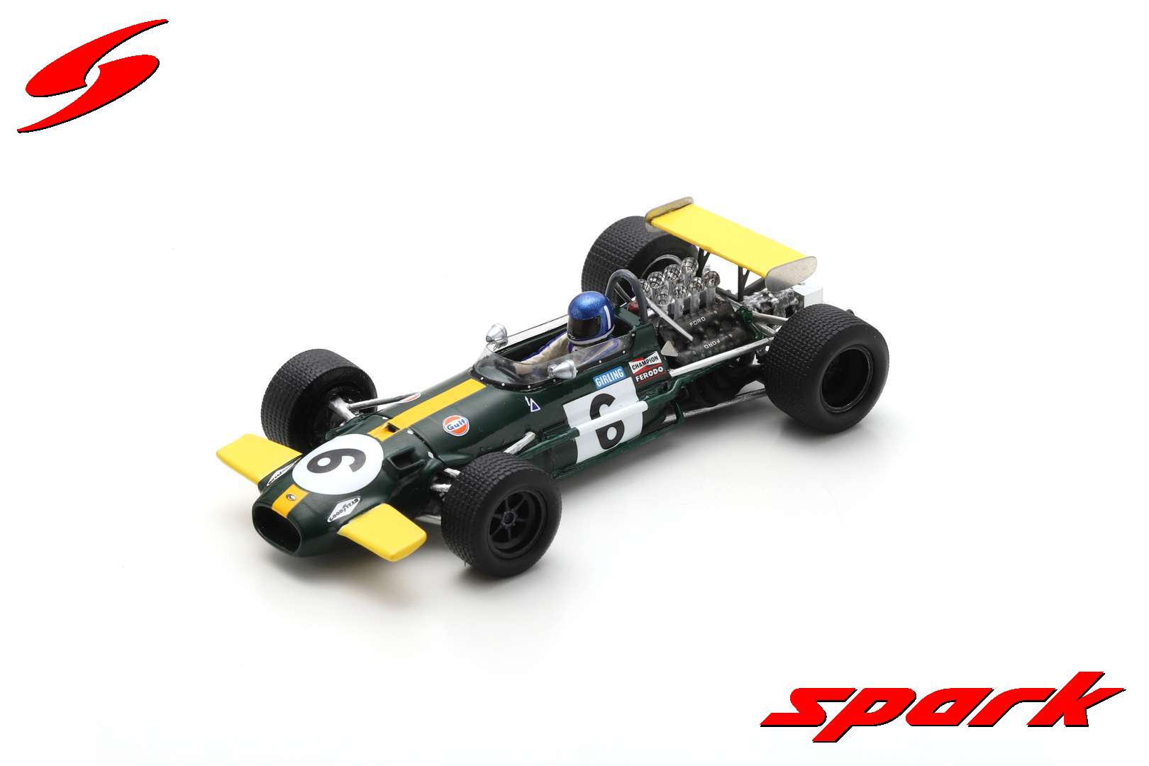 Brabham BT26A No.6 Winner German GP 1969 /Spark S8321 1:43/