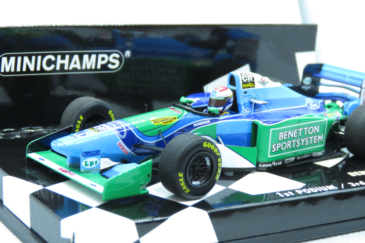 Jos Verstappen – Benetton Ford B194 - First f1 podium 3rd Hungary GP - 1994 /Minichamps 417941006 1:43/