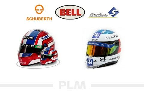 2022.08.04 - Bell Schuberth F1 Mini helmets, Solido F1 News