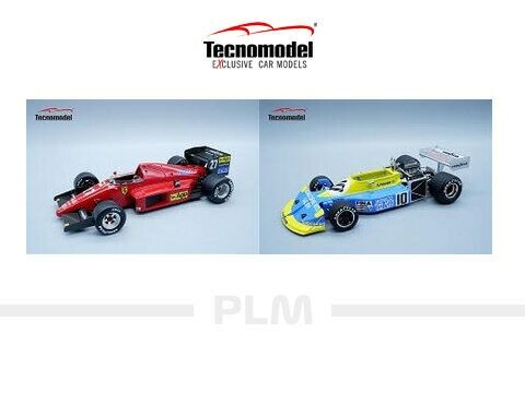 2022.10.05 - Tecnomodel News: Ferrari F1/86, BMW M1 Turbo & March 761 - Scale 1/18